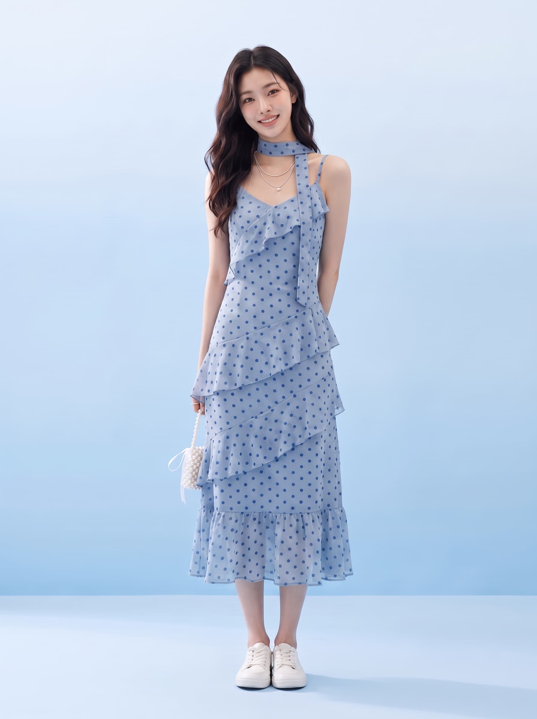 AI服装模特套图生成案例02