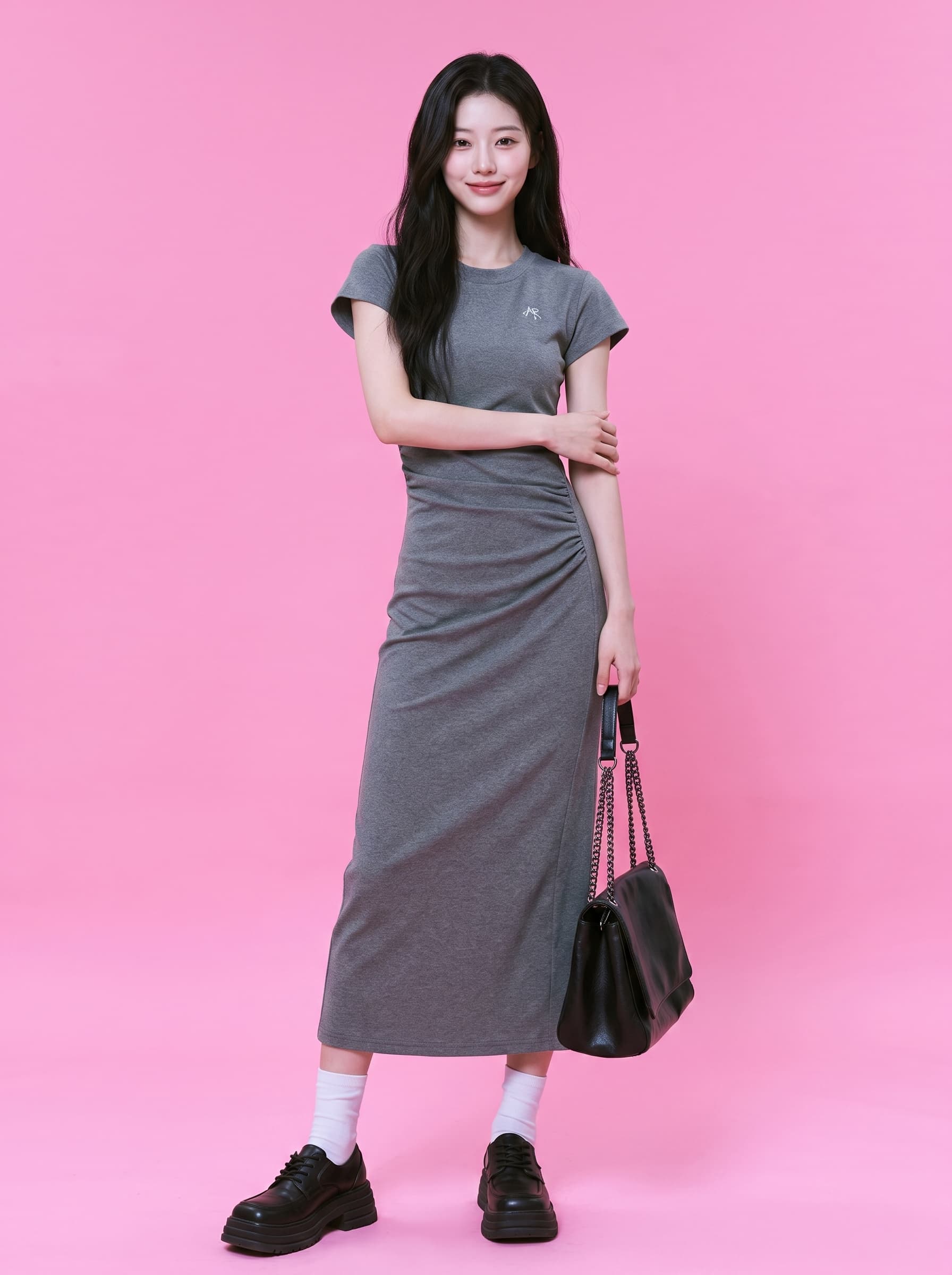 AI服装模特套图生成案例01